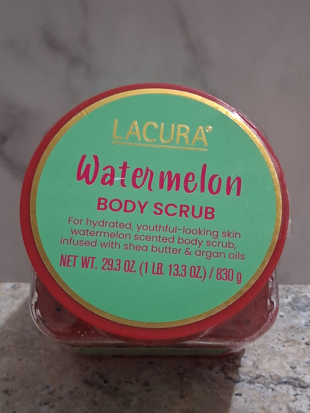 Watermelon Body Scrub - Mint Green & Red
